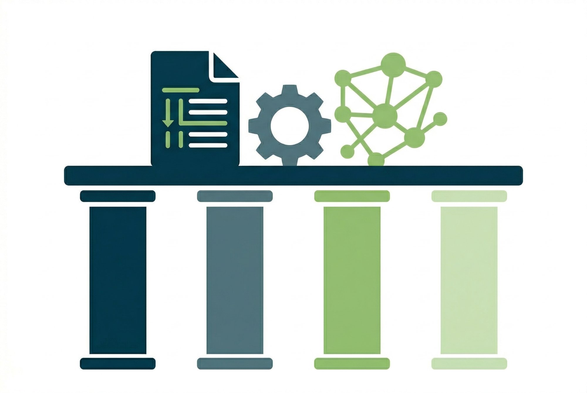 Tragpfeiler für eine belastbare Plattform